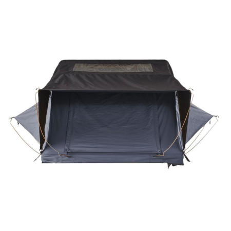 Tente de toit souple dépliante légère Vickywood Small Willow 140 grise pour tout véhicule