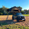 Tente de toit souple dépliante légère Vickywood Small Willow 140 camel pour tout véhicule sur 4x4
