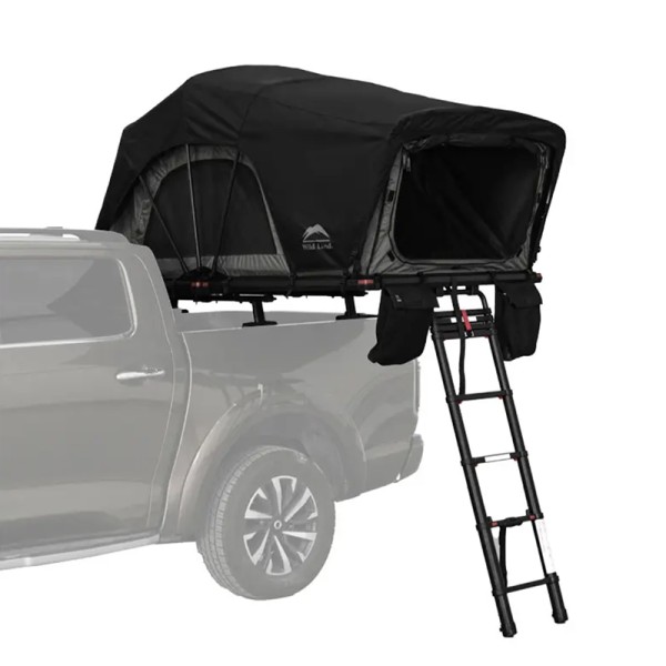 Tente de toit Wild Land Lite Cruiser 120 Pro installée sur benne de pick-up