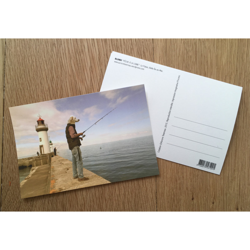 Kombishop lifestyle carte postale de voyage pêche à Palais
