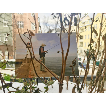 Kombishop lifestyle carte postale de voyage pêche en Bretagne