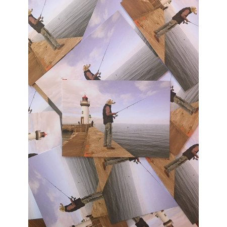 Kombishop lifestyle carte postale de voyage pêche à Palais décoration