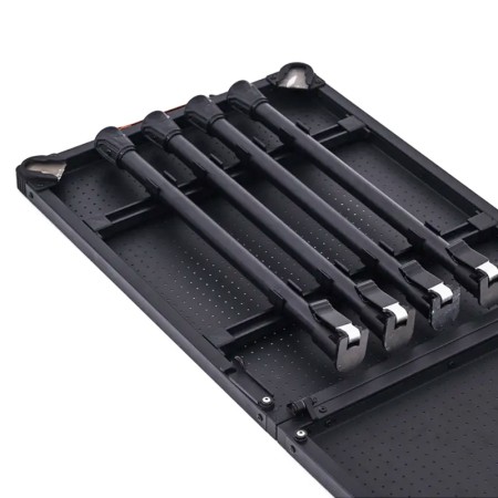 MTS-X table de camping Wild Land aluminium portable rangement pieds pendant transport