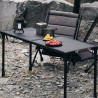 MTS-X table de camping Wild Land aluminium portable noire