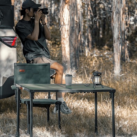 Table de camping pliable et portable Wildland aluminium MTS-C pour la pêche