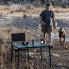 Table de camping pliable et portable Wildland aluminium MTS-C en excursion