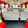 253 Transporter T4 VW rouge pompier 2001 AJT banquette du fond