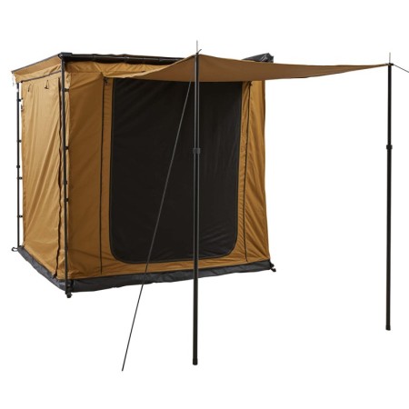 Tente annexe / tent-room, coloris camel, adaptable sur marquise Vickywood accessoire pour tente de toit avec toit ouvert