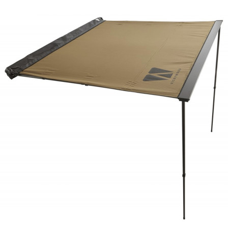 Marquise Vickywood store latéral camel vue de dessus