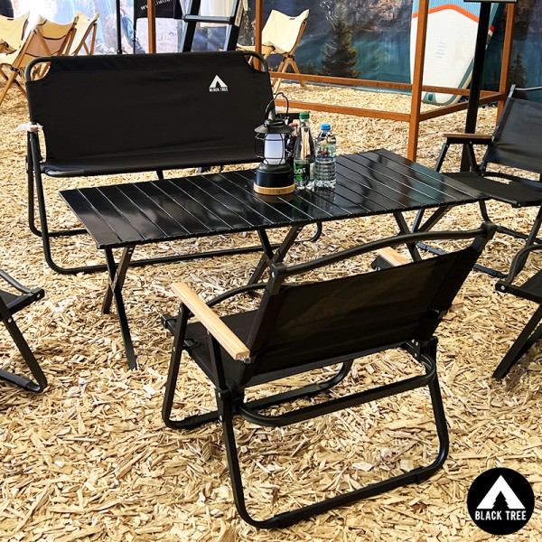 Banc de camping 2 places pliant Black Tree