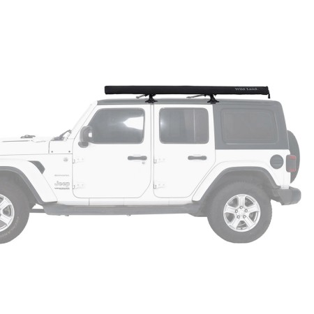 Auvent latéral ultra‑léger avec parois amovibles Wild Land Kombishop fixation sur barre de toit