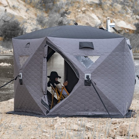 Wild Land tente d'appoint isolée pour la pêche et le camping Star Hub moustiquaire