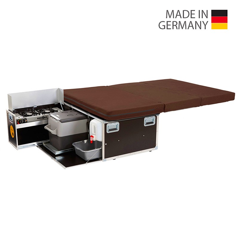 Busbox-3 Ququq qualité allemande malle de camping cuisine et lit pour Multivan VW T7 Kombishop