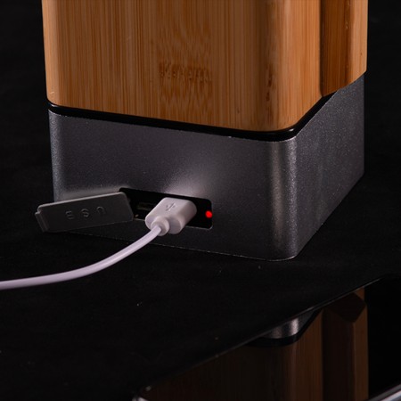 Lanterne LED Bamboo Light Wild Land lampe de camping portable sans fil fonction powerbank