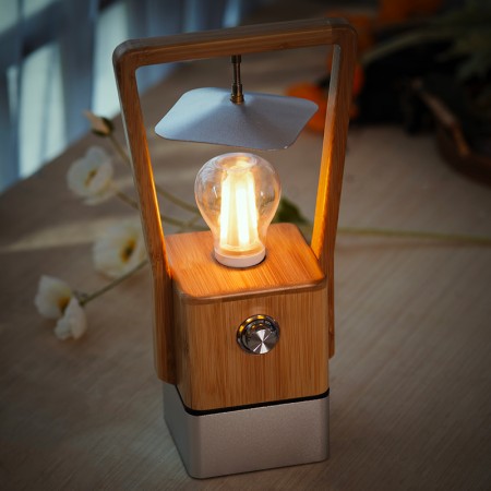 Lanterne LED Bamboo Light Wild Land lampe de camping portable sans fil powerbank lumière chaude