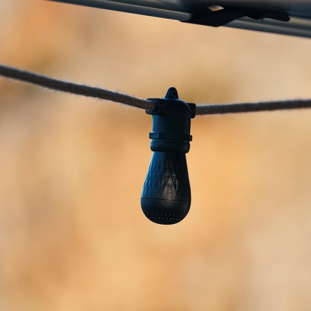 WLS15SBSL Guirlande ampoules LED WildLand avec haut-parleur bluetooth pour sortie en tente de toit vanlife