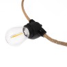 Guirlande LED lumière chaude WildLand avec haut-parleur bluetooth pour sortie en tente de toit détail sur lampe