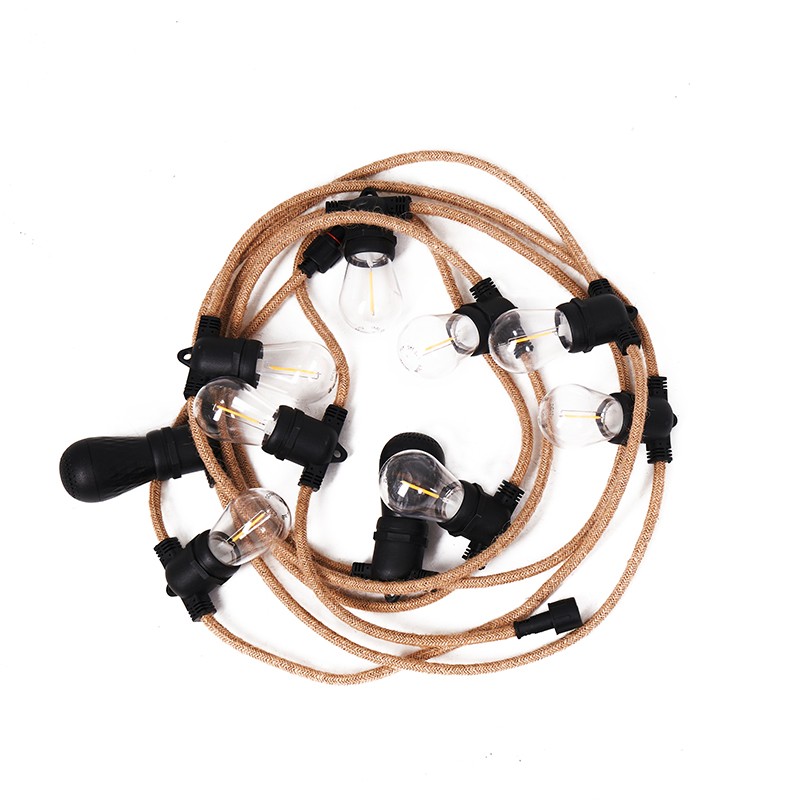 Guirlande LED lumière chaude WildLand avec haut-parleur bluetooth pour sortie en tente de toit