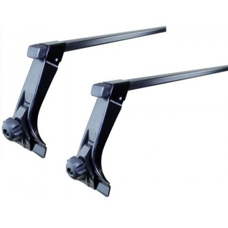 Jeep Wrangler JK - 2 barres de toit Thule SquareBar acier 100 kg