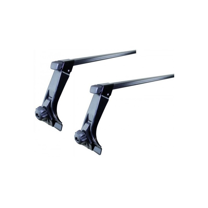 Jeep Wrangler JK - 2 barres de toit Thule SquareBar acier 100 kg