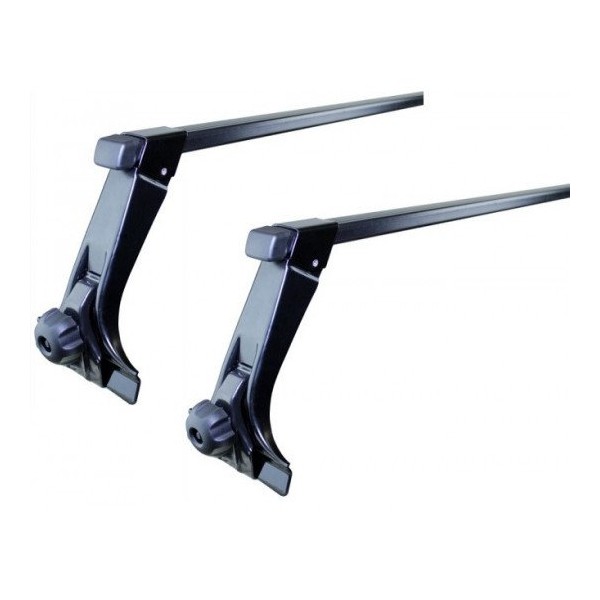 Jeep Wrangler JK - 2 barres de toit Thule SquareBar acier 100 kg