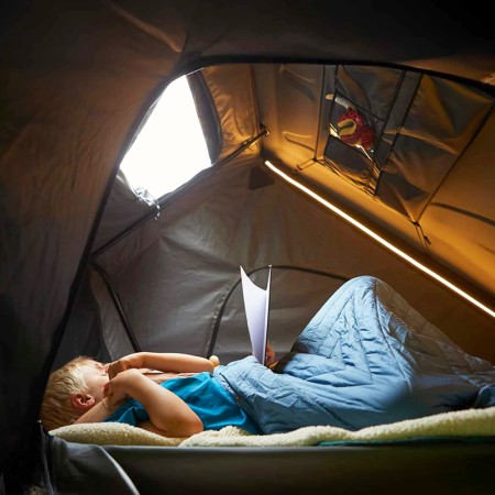 tente de toit coque alu Vickywood Cumaru Ease vue intérieure