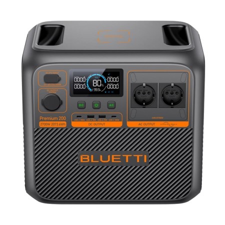 Bluetti batterie nomade Premium 200 V2 disponible chez Kombishop 7 ports de sortie