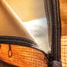 Tente de toit Big Willow 180 de Vickywood pliante camel 4 places moustiquaire