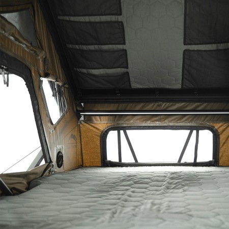 Tente de toit coque alu compacte Neo-Frontier de WildLand large fenêtre