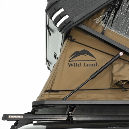 Tente de toit coque alu compacte Neo-Frontier de WildLand structure avec vérins