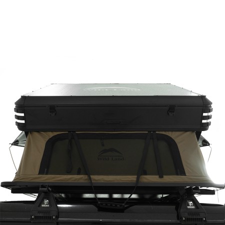 Tente de toit coque alu compacte Neo-Frontier de WildLand vue arrière