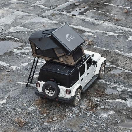 Tente de toit coque alu compacte Neo-Frontier de WildLand hybride