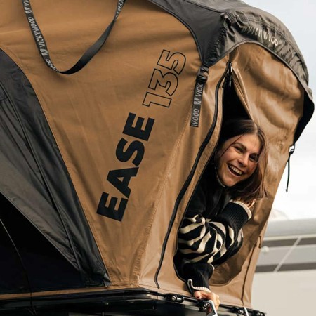 Tente de toit coque alu - Cumaru Ease 135 de Vickywood