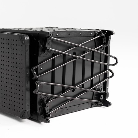 Cuisine de camping pliante et portable version pro Wild Land aluminium pieds repliés