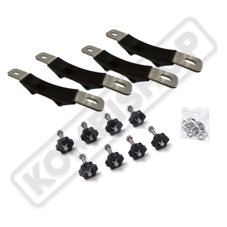 kit de quatre pattes de fixation pour tente de toit Wild Land avec visserie complète