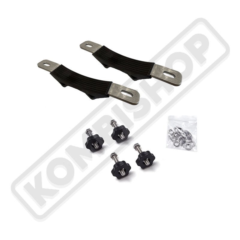 kit de deux pattes de fixation pour tente de toit Wild Land avec visserie complète