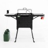 Cuisine de camping pliante et portable version pro Wild Land aluminium évier avec pompe jerrican 10 L non-inclus