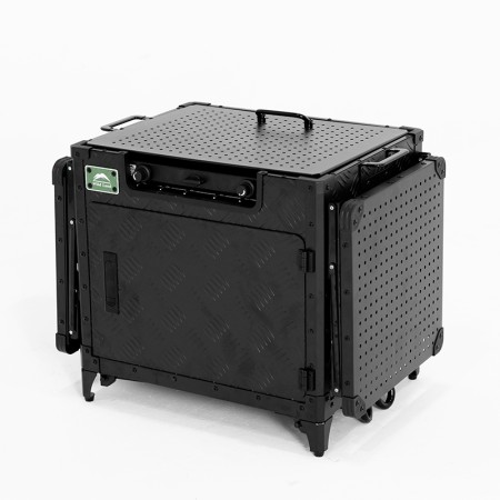 Cuisine de camping pliante et portable version pro Wild Land aluminium gain de place