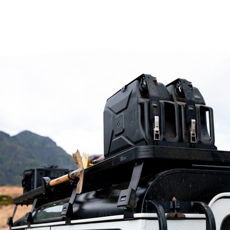 JCHO014 Front Runner support de jerrycan double pour fixer sur galerie installé sur toit