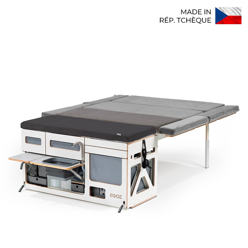 EGOE malle de camping Nestbox Roamer 550 pour van et fourgon haut de gamme Mercedes classe V