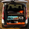 EGOE Kombishop malle de camping Nestbox Roamer 550 pour van et fourgon lit installé