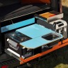 EGOE Kombishop malle de camping Nestbox Roamer 550 pour van et fourgon avec plan de travail