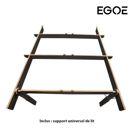 EGOE Kombishop malle de camping Nestbox Roamer 550 pour van et fourgon avec support de base pour le lit sommier