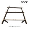 EGOE Kombishop malle de camping Nestbox Roamer 550 pour van et fourgon avec support de base pour le lit sommier