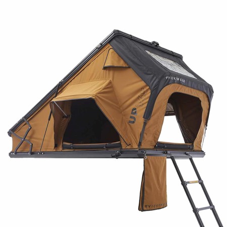 Tente de toit rigide aluminium 2 places Cumaru Up 145 camel de Vickywood