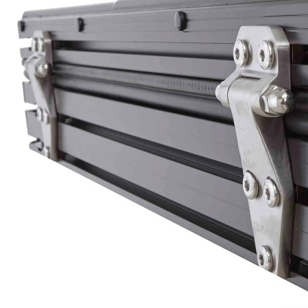 Tente de toit rigide en aluminium Cumaru XP 135 – All Black de Vickywood charnière