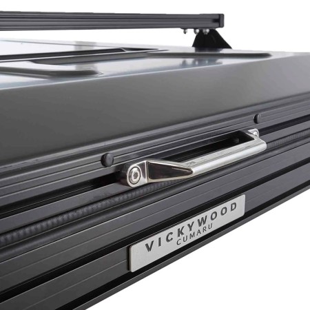 Tente de toit rigide en aluminium Cumaru XP 135 – All Black de Vickywood coque robuste