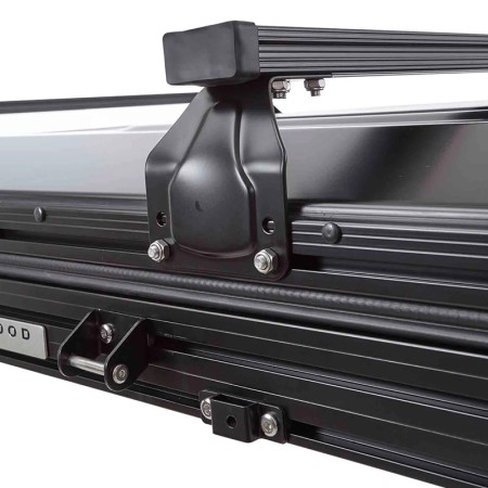 Tente de toit rigide en aluminium Cumaru XP 135 – All Black de Vickywood support de barres de toit