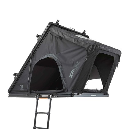 Tente de toit rigide en aluminium Cumaru XP 135 – All Black de Vickywood fenêtre latérale