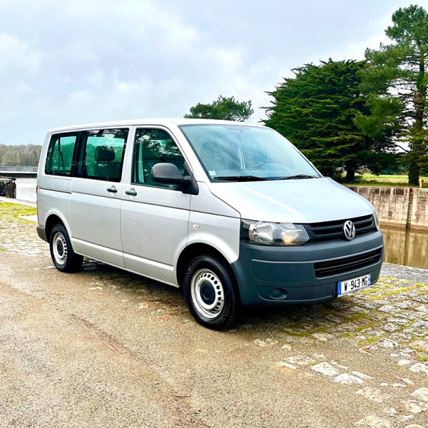 T08242 Kombishop van vw occasion Transporter T5 gris L1H1